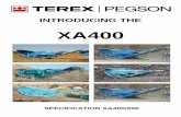 XA400 - SCPM International Concassage · The new Terex Pegson XA400 is the most modern plant of its type and is ... under crusher access, ease of use and maximum uptime including