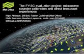 The FY-3C evaluation project: microwave sounder ... · The FY-3C evaluation project: microwave sounder calibration and direct ... MWTS -2 instrument on FY -3C we haven’t ... copyright