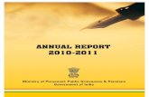ANNUAL REPORT 2010-2011 - Home | Personnel Public ...eng).pdfANNUAL REPORT 2010-2011 Annual Report 2010-11 2 Contents CONTENTS Ch. No. DEPARTMENT OF PERSONNEL AND TRAINING Page no.