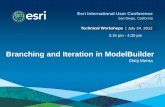 San Diego, California - Amazon S3€¦ · San Diego, California Branching and Iteration in ModelBuilder Shitij Mehta July 24, 2012 . 3:15 pm - 4:30 pm . ... Tools to iterate in ModelBuilder