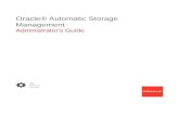 Management Oracle® Automatic Storage Administrator's Guide · Administrator's Guide 18c ... Oracle programs, including any operating system, ... Migration of a Database to Use Oracle