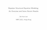 Bayesian Structural Equation Modeling: An Overview … · Bayesian Structural Equation Modeling: An Overview and Some Recent Results ... rst level random vector for accounting characteristics