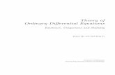 Theory of Ordinary Di erential Equations - Hong Kong ...majhu/Math4051/Notes.pdfTheory of Ordinary Di erential Equations Existence, Uniqueness and Stability Jishan Hu and Wei-Ping