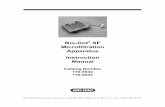 Bio-Dot SF Microfiltration Apparatus Instruction Manual · Bio-Dot® SF Microfiltration Apparatus Instruction Manual Catalog Number 170-6542 170-6543 For technical service call your