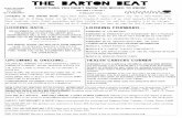 Welcome to The Barton Beat! Happy Black History Month ... · Happy Black History Month & Happy Valentine’s Day! This is Clara Barton’s new ... down the street. See people. Say,