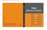 Digital Heart Rate Monitor - resources.t-fitness.com Manual W246 EN_FR... · digital heart rate monitor user guide Digital Heart Rate Monitor ©2008 Timex Group, ... of Indiglo Corporation