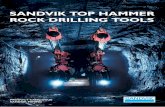 SAnDvik TOP HAmmER ROCk DRiLLinG TOOLS - … · AT SAnDvik wE PUT SAfETy fiRST Every site must work with environmental health and safety (EHS) Regulations. EHS procedures should be
