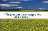 California Agricultural Exports - California Department of ... · In most cases, AIC reports exports at the individual commodity level. For instance, exports ... California Agricultural