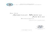 T N ARMENIAN MEDICAL JOURNAL - Yerevan State …€¦ ·  OFFICIAL PUBLICATION ... (Tbilisi, Georgia) The Journal is founded by the ... The New Armenian Medical Journal in SJR