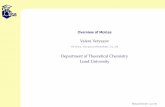 Department of Theoretical Chemistry Lund University · Department of Theoretical Chemistry Lund University ... • &MODULE is a call of module MODULE ... F5 - print Molcas Overview