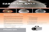 FASTCAM SA1 - alliancevision.com ET SYSTEMES DE VISION... · FASTCAM SA1.1 ULTRA HIGH-SPEED VIDEO SYSTEM Next generation CMOS sensor technology providing 5,400fps, 1024x1024 pixels