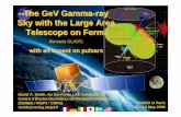 The GeV Gamma -ray Les Pulsars gamma Sky with the Large ...irfu.cea.fr/Meetings/tangoinparis/slides/smith.pdf · gammas from radio and X-ray pulsars ... The Fermi Large Area Telescope