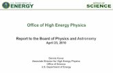SCIENCE Office of High Energy Physics - National …sites.nationalacademies.org/cs/groups/bpasite/documents/webpage/... · Office of High Energy Physics ... Fermi (GLAST) ( Gammas