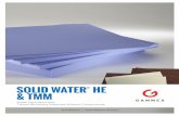 SOLID WATER HE & TMM - Sun Nuclear€¦ · Solid Water® HE Transport & Storage Case This custom wheeled case is designed to store and/or transport 30 x 30 cm Solid Water HE slabs.