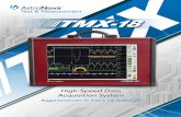 High-Speed Data Acquisition System - Test & Measurement · High-Speed Data Acquisition System ... the TMX-18 won’t miss a glitch. ... files are available with programs such as script