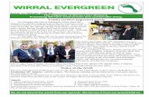 WIRRAL EVERGREEN - Wirral Environmental Network · Any nominations for new Trustees must be submitted to the office for the attention of Pete Exley ... actually does! On the downside,