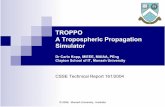 TROPPO A Tropospheric Propagation Simulator · TROPPO A Tropospheric Propagation Simulator Dr Carlo Kopp, MIEEE, MAIAA, ... (02), 2nd Edition, 1987 ... intermediate 1 km sample points