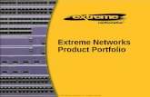 Extreme Networks Product Portfolio - Tornado PoE and non-PoE switch providing intelligent 10/100BASE-T connectivity to the desktop in a network running ExtremeXOS from the core to
