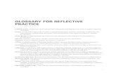 GLOSSARY FOR REFLECTIVE PRACTICE - Amazon Web … · 2 BECOMING A REFLECTIVE TEACHER competence. ... Explicit statements ... Glossary for Reflective Practice 3 homework.