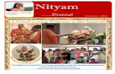Nityam - chinmayaottawa.comchinmayaottawa.com/media/Nityam_February_2018.pdf · Mother and take up the sacred path of Devi upasana. Inspired by the boundless motherly love of Sri