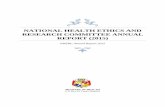 National Health Ethics and research Committee ANNUAL ... Health Ethics... · National Health Ethics and Research Committee Final Report ... Case Study. Dr. Michal H. Dick ... National