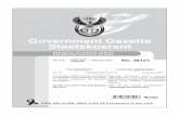 Government Gazette Staatskoerant - JSE · Government Gazette Staatskoerant ... Act No. 19 of 2012 Financial Markets Act, 2012 67. Limitation on control of and shareholding or other