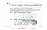 UM0674 Application note - BDTIC · 3 Flyback transformer Figure 4 and Figure 5 show the electrical and mechanical specifications of the transformer. Section 3.1 lists the technical