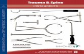 Trauma & Spine - Orthoriginal · plus a new instrument section for hip, knee, upper extremity, and small bone page 51 Trauma & Spine INSTRUMENTS FOR ORTHOPEDIC SUR GERY 10 2014 INSTRUMENTS