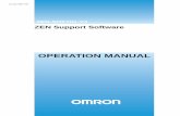 ZEN Operation Manual - Omron .ZEN-SOFT01-V4 ZEN Support Software Operation Manual Revised December