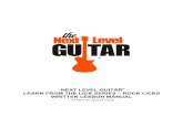 manual rock licks - nextlevelguitar.com · next level guitar learn from the lick series – rock licks written lesson manual-written by david taub ® ®