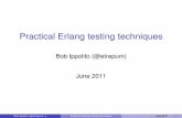 Practical Erlang testing techniques - erlang- .Practical Erlang testing techniques ... Substantial