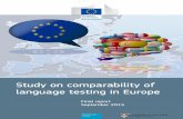 Study on comparability of language testing in Europeec.europa.eu/dgs/education_culture/repository/languages/library/... · 2.3 Practical considerations ... Proposals for Member States