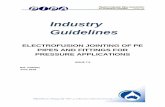 ELECTROFUSION JOINTING OF PE PIPES AND … · POP001 ISSUE 7.5 Page 2 ELECTROFUSION JOINTING OF PE PIPES AND FITTINGS FOR PRESSURE APPLICATIONS These guidelines set out the principal
