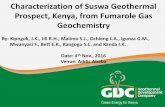 Prospect, Kenya, from Fumarole Gas Geochemistrytheargeo.org/presentations/exploration/Characterization of Suswa... · Prospect, Kenya, from Fumarole Gas Geochemistry By: Kipngok,