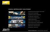 METROLOGY SOLUTIONS GENERAL - nikon.com · • Full machine simulation and collision detection to verify the probe ... all manual, CNC and portable CMMs. ... • Casting and forgings