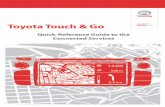 ToyotaTouch&GoConnectedServices AboutthisQuick-ReferenceGuide · AboutthisQuick-ReferenceGuide ThenavigationfunctionsoftheToyotaTouch&GoaredescribedintheToyotaTouch&Go ... 7. TapEntersearchword,typeyoursearchqueryandtapOK.