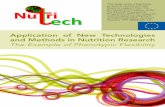 Application of New Technologies and Methods in Nutrition ...ilsi.eu/wp-content/uploads/sites/3/2016/07/NutriTech_Brochure... · Application of New Technologies and Methods in Nutrition