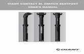 GIANT CONTACT SL SWITCH SEATPOST USER S … CONTACT SWITCH... · GIANT CONTACT SL SWITCH SEATPOST USER ... GIANT dealer for inspection, ... properly fastened within the recommended