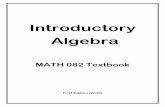 Introductory Algebra - Yukon College This textbook, Introductory Algebra, is licensed under a Creative Commons Attribution 3.0 Unported License . Faculty members at The Community College
