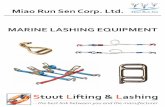 Miao Run Sen Corp. Ltd. MARINE LASHING EQUIPMENTmarine-lashing.com/wp-content/uploads/2016/05/MiaoRunSen... · TÜV certificate 17 1. Miao Run Sen Corp ... Stuut Lifting & Lashing