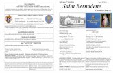 Iglesia Catolica April 8 2018 Saint Bernadettemyplace.frontier.com/~st_bernadette/bulletins/Bulletin...Saint Bernadette Catholic Church 804 West D Street Butner, NC 27509 Reverend