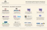 REFERENCES BUSINESS ADVISORY - Naslovna | … · 2016-11-15 · auction more than 50 companies ... for Network Expansion of Moskovska banka Belgrade ... restructuring programs and