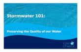 Stormwater 101 - Preserving the Quality of our Water … Department is committed to preserving the quality of Georgia’s natural environment by minimizing stormwater pollution from