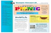 Temple Emanu-Elemanuel-mich.org/wp-content/uploads/agendas-bulletins-forms/... · Temple Emanu-El where you belong Fri ... *Albert Schwartz *Eugene Paul Sims Joseph ... On Yom Kippur