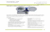 FIELD DEVICES – FLOW€¦ · FIELD DEVICES – FLOW ... The Foxboro® brand Model CFT51 Digital Coriolis Mass Flow and Density Transmitter combines with ... The CFT51 uses the Modcom