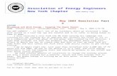 AEE newsletter March 00 - Association of Energy Engineers€¦ · Web viewAssociation of Energy Engineers. New York Chapter . May 2009 Newsletter Part 2. LETTER. Bloomberg and Wind