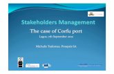 Stakeholders Management the case of Corfu Port Management...The case of Corfu port Lagos, ... (member in the Board of Directors). ... (member in the Board of Directors). Privately