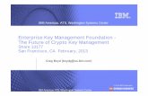 Enterprise Key Management Foundation - The Future of ...€¦ · Enterprise Key Management Foundation - The Future of Crypto Key Management ... Introducing - IBM Enterprise Key Management
