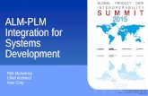 ALM-PLM Integration for Systems - Elysium · ALM-PLM Integration for Systems Development Rob McAveney ... •Integrate to avoid major impact on existing tools ... •Aras/IBM have