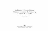 Mind Reading Emotions Library User .Contents Introduction Why use Mind Reading? 5 The background